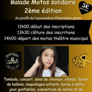 Balade Motos Solidaire – 2ème Édition !